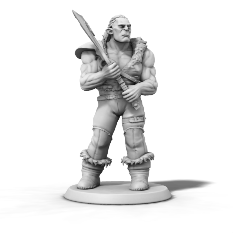 Orc Warrior with Great Axe